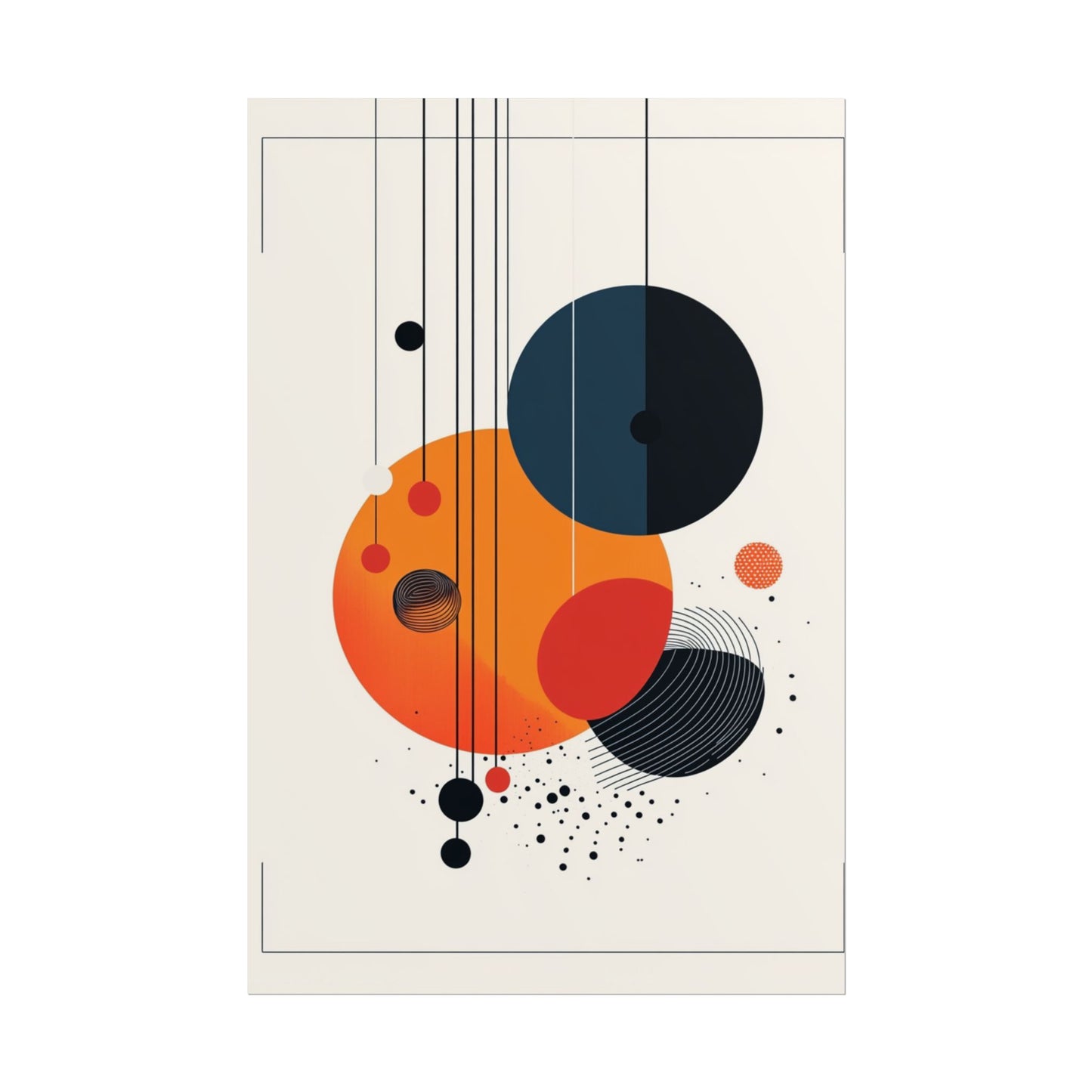 Solar Spheres - Abstract Geometric Art Print