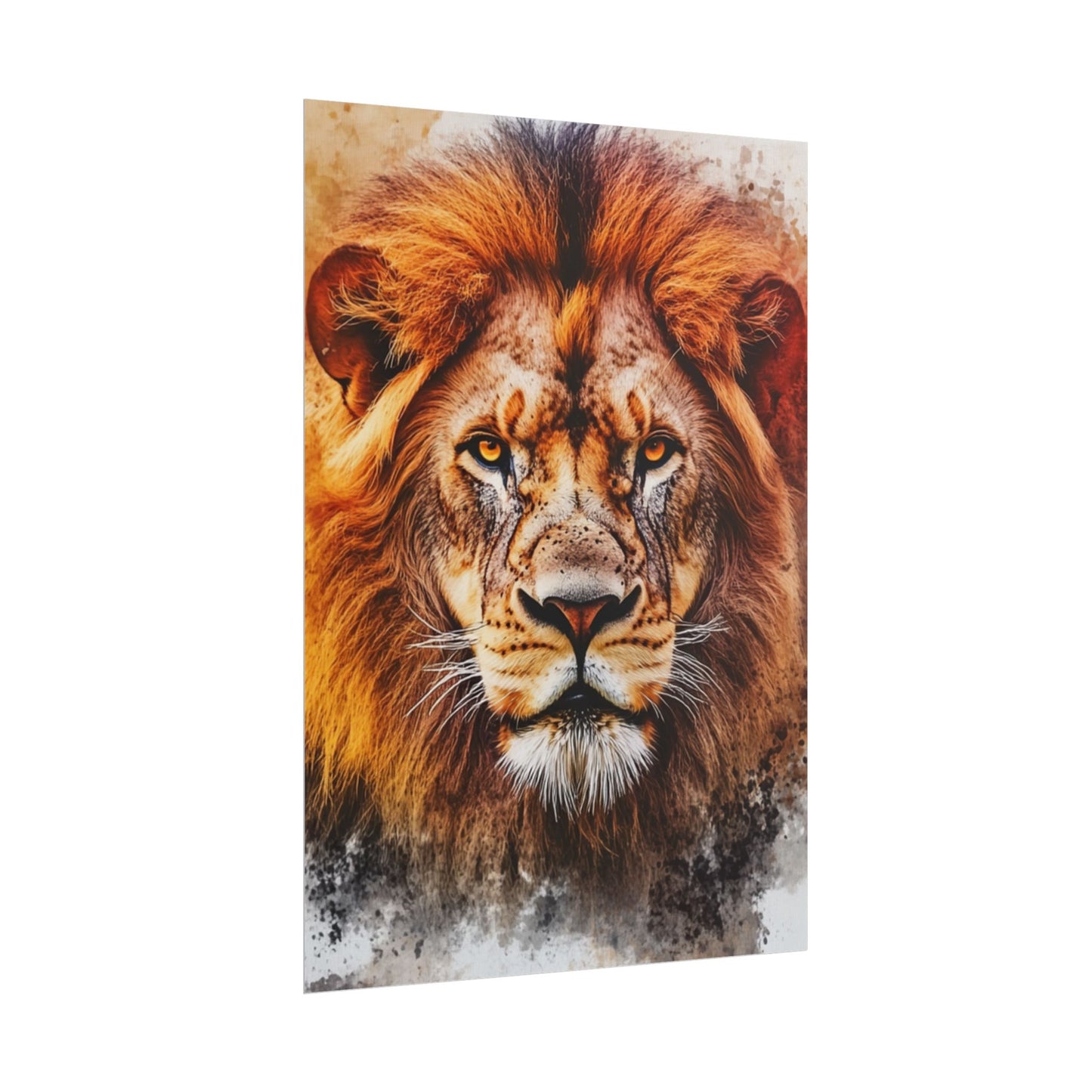 Regal Majesty - Abstract Lion Art Print