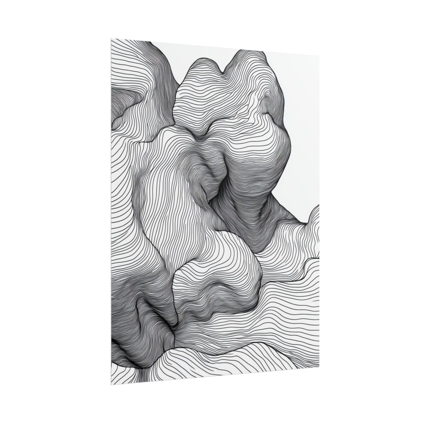 Flow of Lines - Abstract Organic Contours