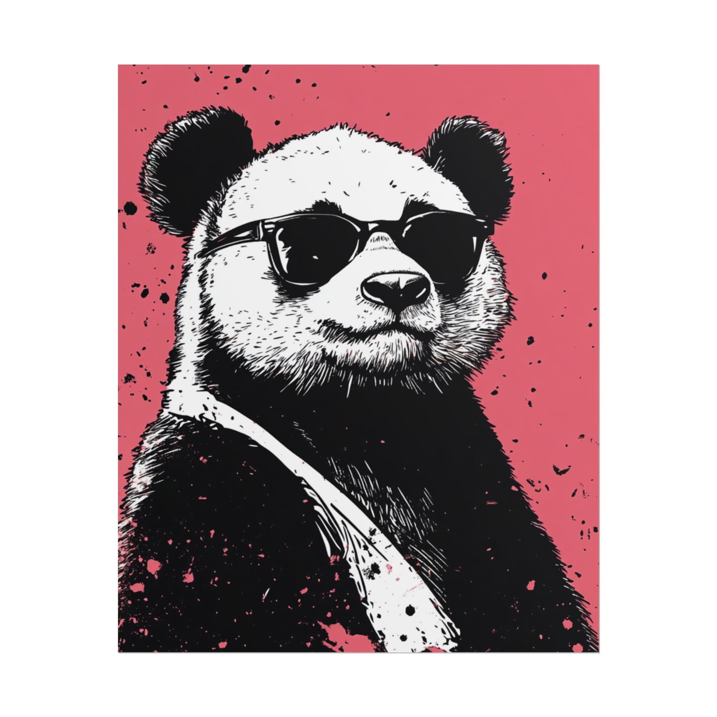 Cool Panda - Street Style Abstract Art Print